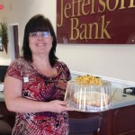 Leah Novembre of Jefferson Bank The Lemon Cheesecake with Gingersnap Crust